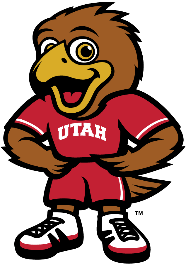 Utah Utes 2015-Pres Mascot Logo vinyl decal